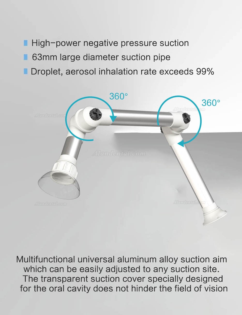 RUIWAN RD90 Dental Clinic External Oral Aerosol Suction Unit with UV disinfection